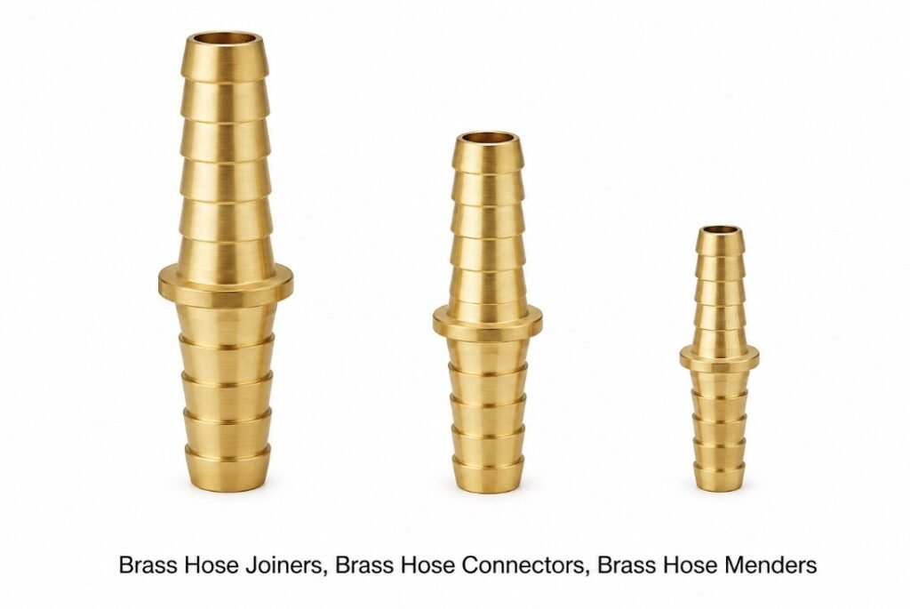 Brass hose Joiners, Hose Jointers, Hose Menders, Brass Hose splicers
