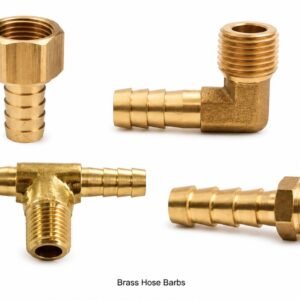 Brass hose barbs, NPT hose barbs, Male hose barbs, 90 degree Hose barb elbows