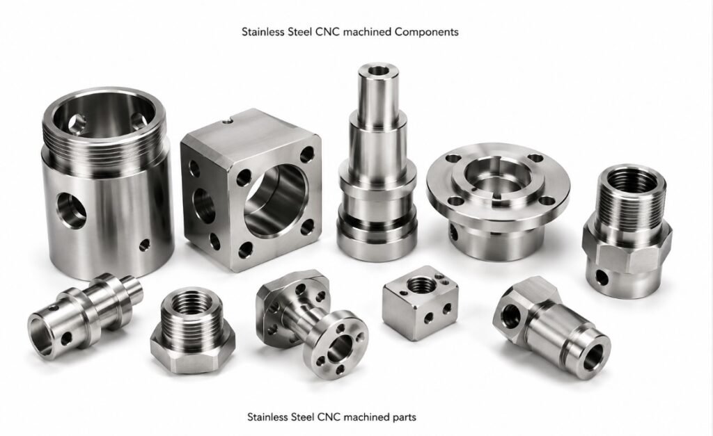 Stainless Steel CNC machined parts, Stainless Steel CNC machined components