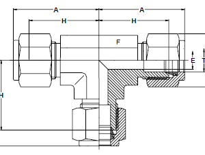 stainless-steel-compression-tee-fittings