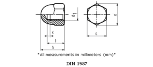 stainless-steel-dome-cap-acorn-nuts-din-1587