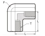 Stainless Steel Female Elbows