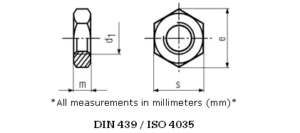 stainless-steel-hexagonal-thin-nuts-din-439