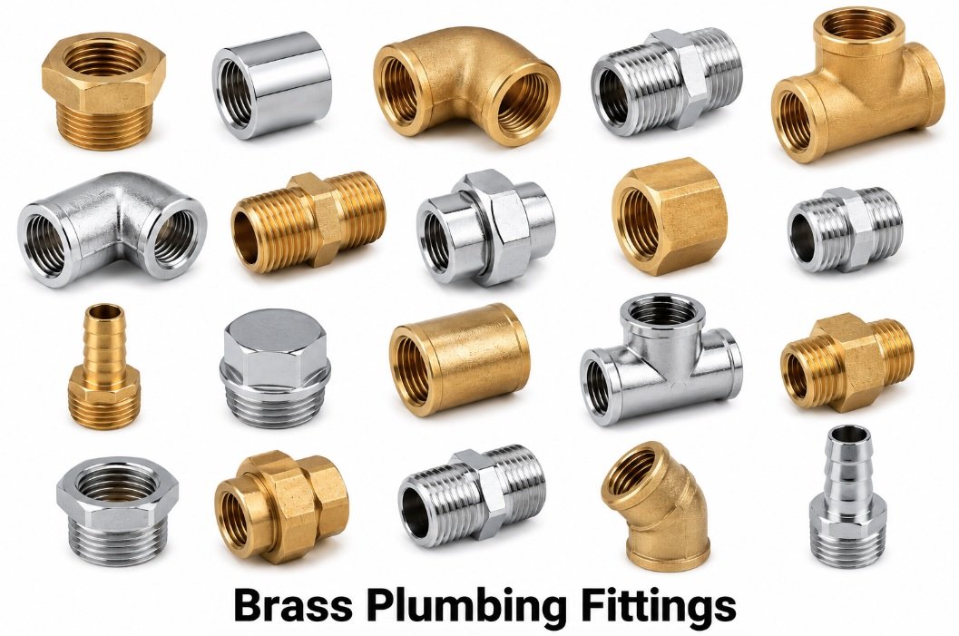 Brass plumbing fittings