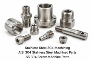 Stainless Steel 304 parts, CNC machined 304 parts, AISI 304 Screw Machine parts