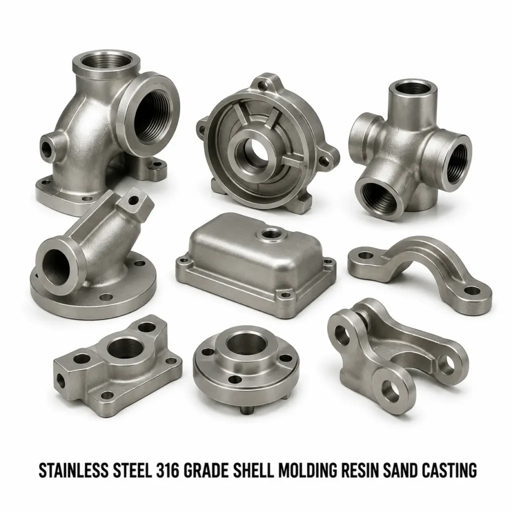Stainless Steel 316 Grade Shell Molding Resin Sand Casting
