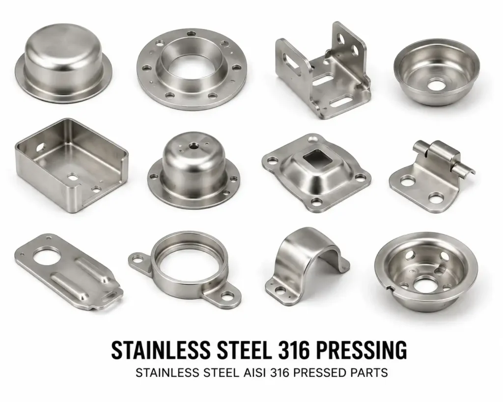 Stainless Steel 316 Pressing, Stainless Steel AISI 316 Pressed Parts