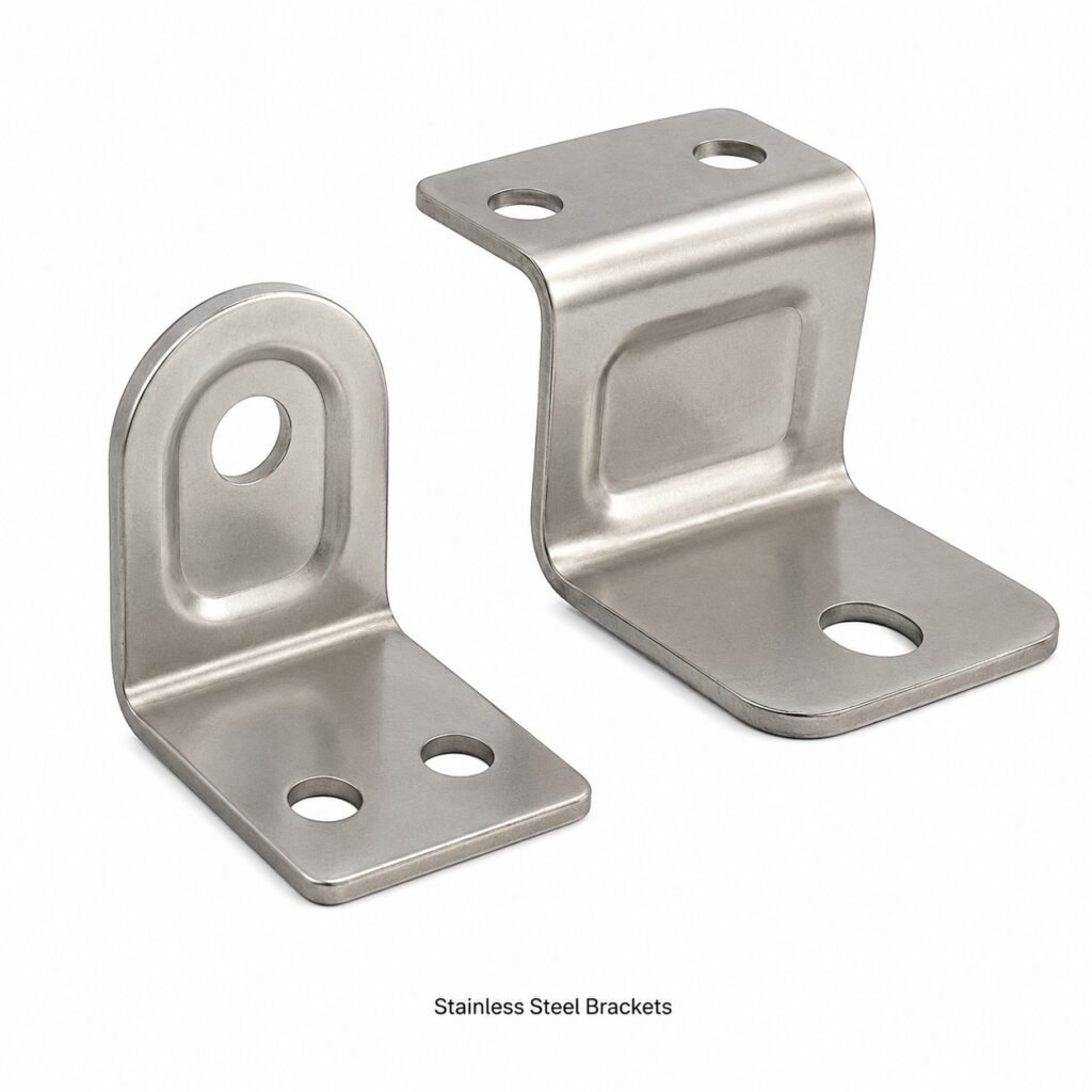 Stainless Steel Brackets, Pressed brackets of SS 304 316