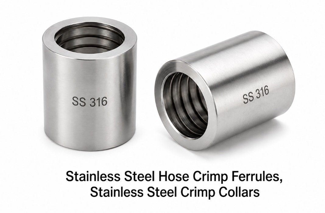 Stainless Steel Hose Crimp Ferrules, Stainless Steel Crimp Collars