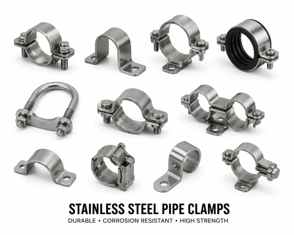 Stainless Steel Pipe Clamps