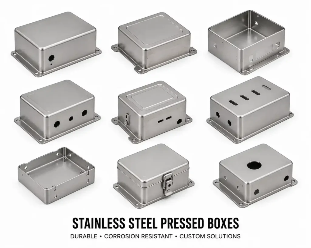 Stainless Steel Pressed Boxes