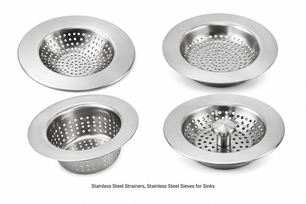 Stainless Steel Strainers, Stainless Steel Sink Strainers, Sieves