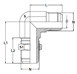 Stainless Steel 37 Degree Flare Elbows