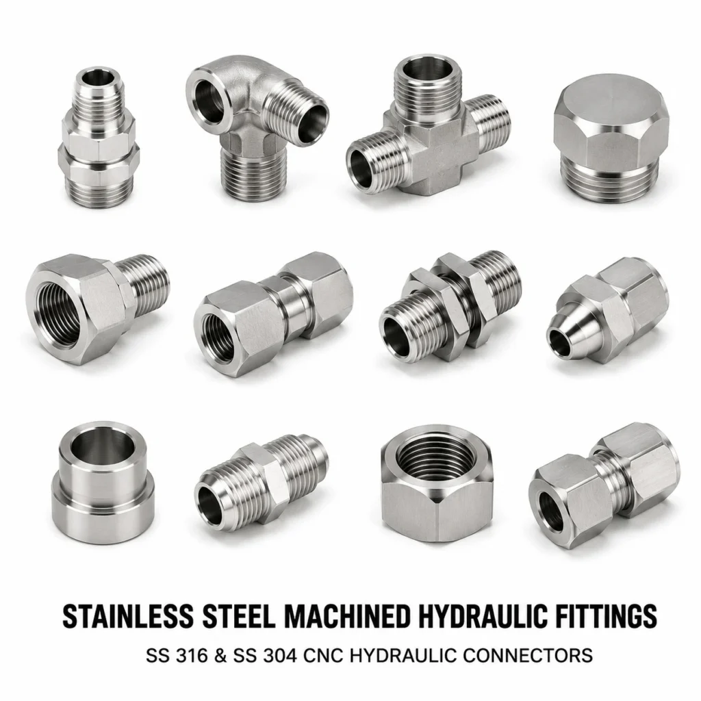 stainless-steel-machined-hydraulic-fittings