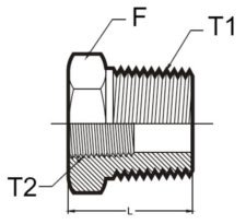 Stainless Steel Male Female Bushes 304 316 Bushings