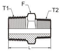 Stainless Steel Reducing Hex Nipples Hexgonal Nipples