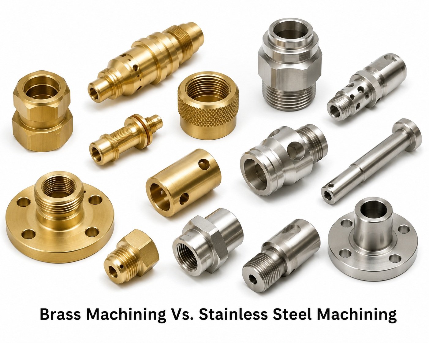 Brass Machining Vs. Stainless Steel Machining