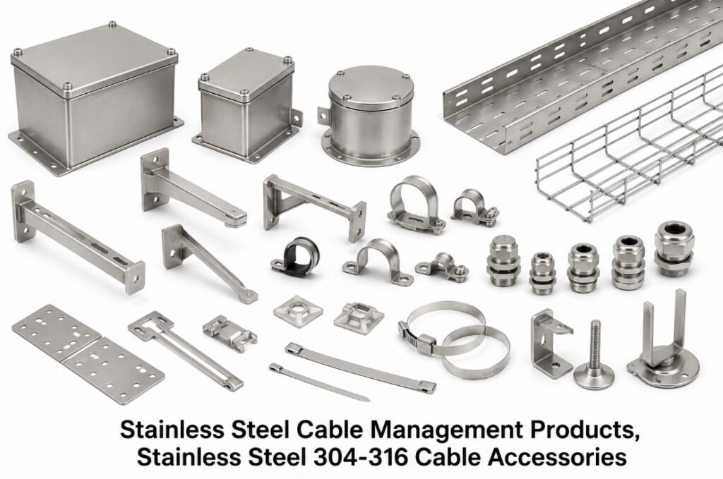 Stainless Steel Cable Management Products, Stainless Steel 304-316 Cable Accessories