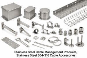 Stainless Steel Cable Management Products, Stainless Steel 304-316 Cable Accessories