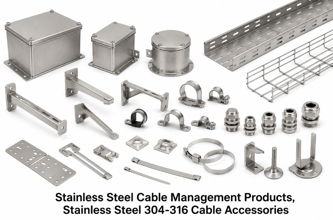 Stainless Steel Cable Management Products, Stainless Steel 304-316 Cable Accessories