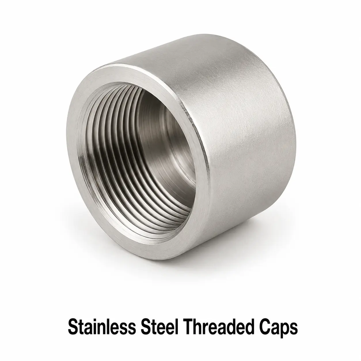 Stainless Steel Threaded Caps