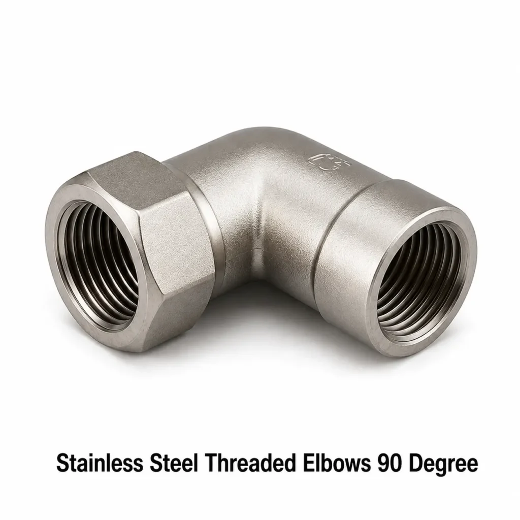 Stainless Steel Threaded Elbows 90 Degree
