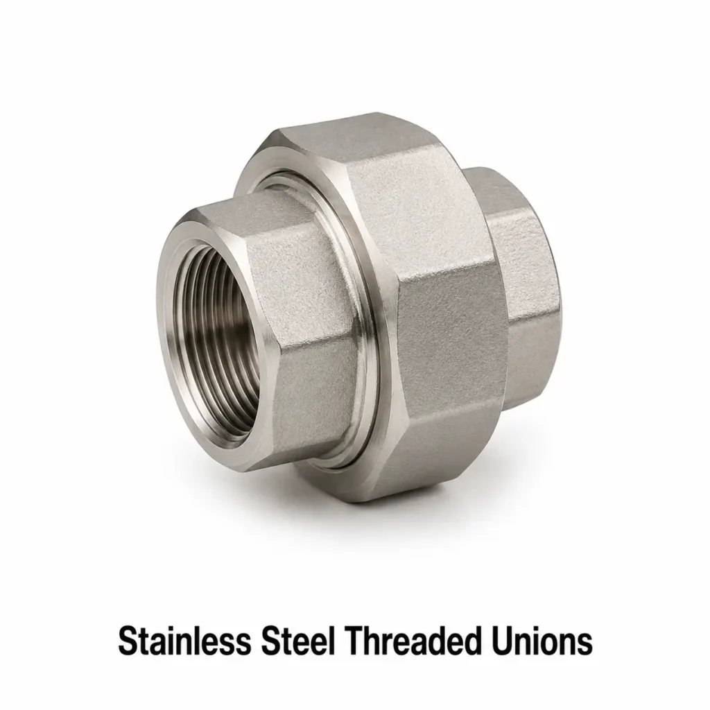 Stainless Steel Threaded Unions